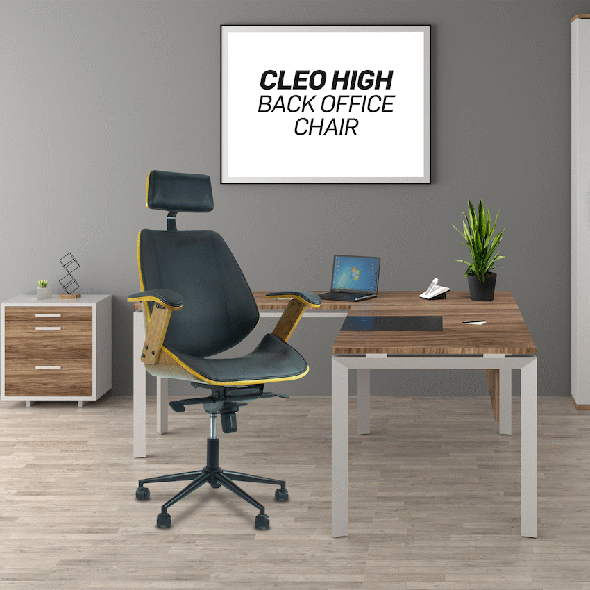 Everfurn Premium Furniture Everfurn Cleo High Back Office Chair