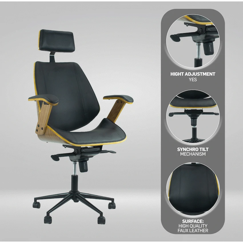 Everfurn Premium Furniture Everfurn Cleo High Back Office Chair
