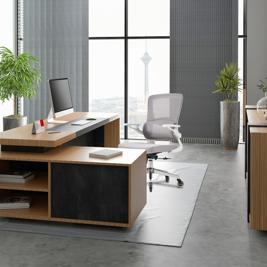 Everfurn Premium Furniture Everfurn Dakota Ergo Mid-Back