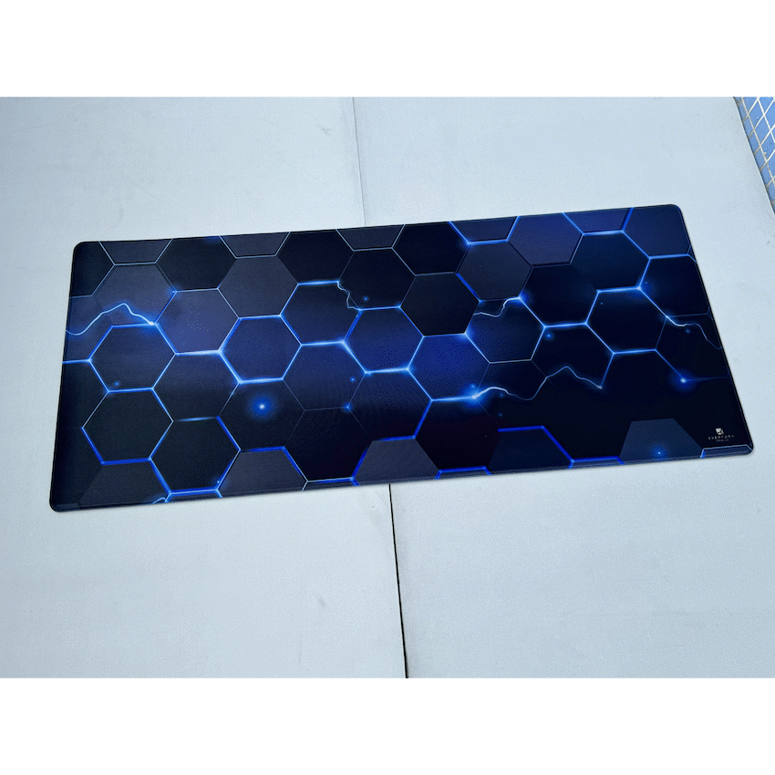 Everfurn Premium Furniture Everfurn Premium Geometric Large Desk Mat - Non-Slip - Polyester