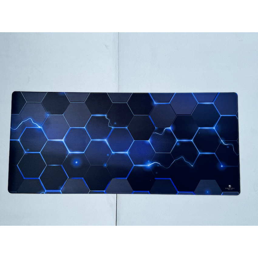 Everfurn Premium Furniture Everfurn Premium Geometric Large Desk Mat - Non-Slip - Polyester