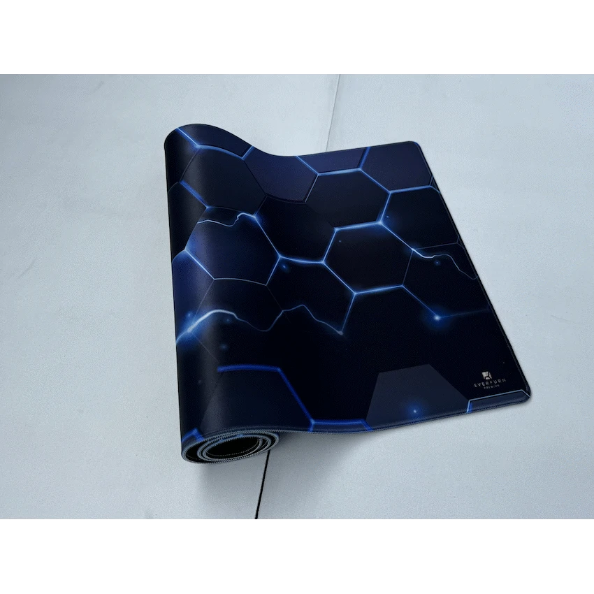 Everfurn Premium Furniture Everfurn Premium Geometric Large Desk Mat - Non-Slip - Polyester