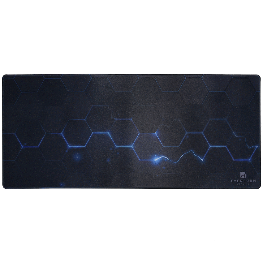 Everfurn Premium Furniture Everfurn Premium Geometric Large Desk Mat - Non-Slip - Polyester