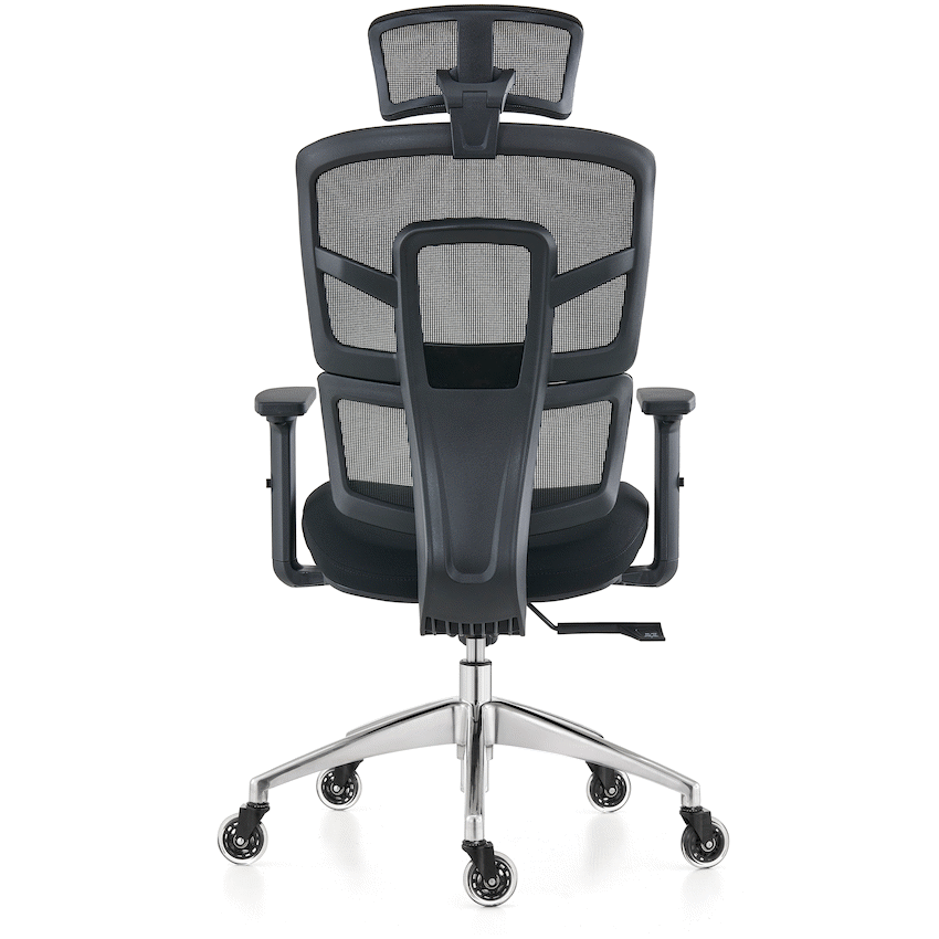 Everfurn Premium Furniture Everfurn Premium Graphite Ergo High Back Chair - Black