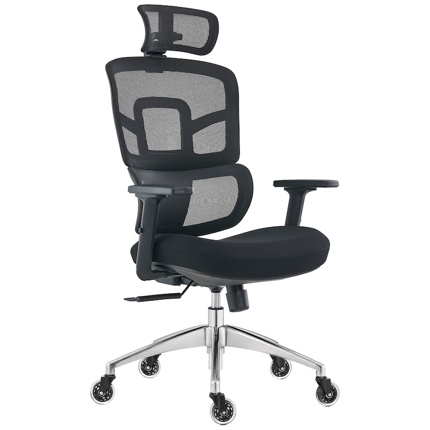 Everfurn Premium Furniture Everfurn Premium Graphite Ergo High Back Chair - Black