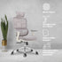 Everfurn Premium Furniture Everfurn Premium Graphite Ergo High Back Chair - Grey