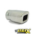 Universal Single Square Exhaust Tailpipe (75mm Outlet)