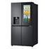 LG 733L Black Finish InstaView™ Door-in-Door French Door Fridge with UVnano™ - GC-X31FFCRL