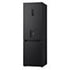 LG LG 376L Essence Matte Black Combi Fridge - GC-F459FSUW