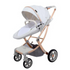 2 in 1 Emerald Baby Boss Mom Egg Stroller Set with Gold Frame