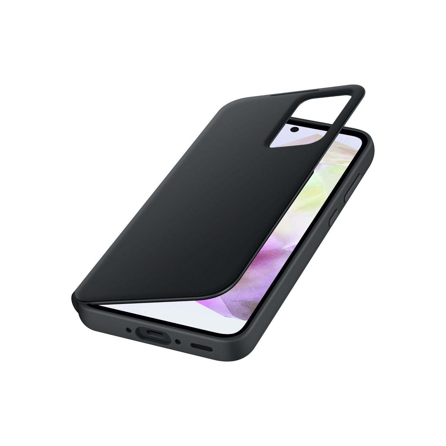 Samsung Smart View Wallet Cover - Samsung Galaxy A35 5G - Black