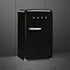 Smeg 130L Black Free Standing Refrigerator Fridge - FAB10HRBL5