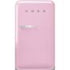 Smeg 130L Pink  Free Standing Refrigerator Fridge - FAB10HRPK5