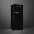 Smeg 270L Black Retro Fridge - FAB28RBL6