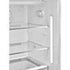 Smeg 270l White One Door Free Standing Retro Fridge - FAB28RWH6