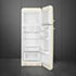 Smeg 60CM Retro Cream Combi Fridge - FAB30RCR6