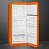 Smeg 60cm Orange Retro Free Standing Combi Refrigerator - FAB30ROR6