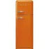 Smeg 60cm Orange Retro Free Standing Combi Refrigerator - FAB30ROR6