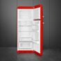 Smeg Smeg 60CM Retro Red Combi Fridge - FAB30RRD6
