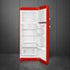 Smeg Smeg 60CM Retro Red Combi Fridge - FAB30RRD6