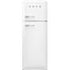 Smeg 60CM Retro White Combi Fridge - FAB30RWH6