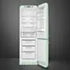 Smeg 331l Pastel Green Retro Combi Refrigerator - FAB32RPG6