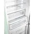 Smeg 331l Pastel Green Retro Combi Refrigerator - FAB32RPG6