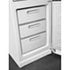 Smeg 331l White Retro Combi Refrigerator - FAB32RWH6