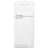 Smeg Free-standing refrigerator Double Door, White 50's Style Aesthetic - FAB50RWH5