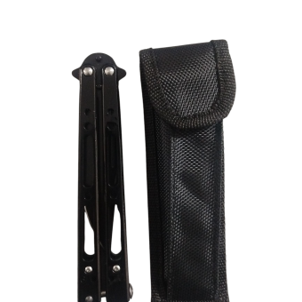 FAS6-3 Butterfly Knife Black With Trainer Combo