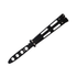 FAS6-3 Butterfly Knife Black With Trainer Combo