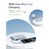 UGREEN Magnetic Wireless Power Bank With Built-in Cable 10000mAh - Blue