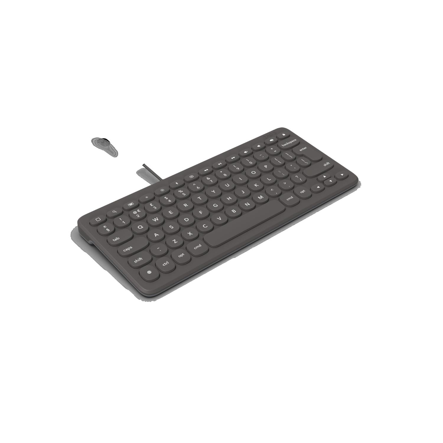 ZAGG Connect Wired 12-Inch Keyboard Lightning - Grey