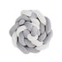 Snuggletime Braided Cot Bumper Grey