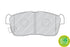 Brake Pads Front Daihatsu Charade 6/7 Suzuki Alto, Celerio 1/2, S-Presso (FDB1532)