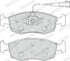 Front Brake Pads Fiat 500 0.9 TwinAir 2010-, Punto 1.2 1.4 2010-2016 ATE System (FDB4353)