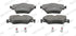 Front Brake Pad Set BMW 1 Series F40, 2 Series Active Tourer F45, 3 Series G20, 5 Series G30, X1 F48, X2 F39, X3 G01 (FDB4689)