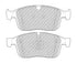 Front Brake Pads for Volvo XC60 D4 D5 2015-2017 ATE System (FDB4943)