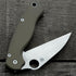 AWT Spyderco Para Military 2 Scales – Agent Series – Clip Side Liner Delete – FDE Anodized