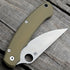 AWT Spyderco Military 2 Scales – Aggressive Agent Series - Clip Side Liner Delete - FDE Anodized