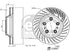 FEBI Front Right Brake Disc Porsche 911 991 & Boxster 981 - 172937