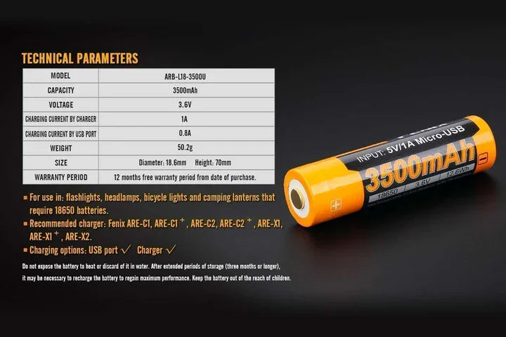 FENIX Fenix ARB-L18-3500U Battery