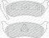 Ferodo Rear Brake Pad Set for Jeep Cherokee & Wrangler - FDB1660