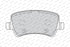 FERODO Rear Brake Pad Set for Range Rover Evoque, Volvo S60 & XC60 - FDB4237