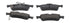 Ferodo Rear Brake Pads for Toyota Yaris, Honda Civic & Daihatsu Charade - FDB4041