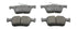 Ferodo Rear Brake Pads for VW Golf VII, Audi A3 & VW T-Roc - FDB4434