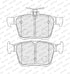 Ferodo Rear Brake Pads for VW Golf VII, Audi A3 & VW T-Roc - FDB4434