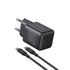 UGREEN 1 Port PD Wall Charger With Cable - 30W - Black