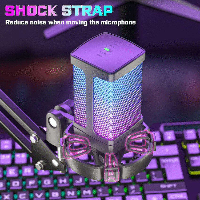 Fifine Audio Fifine Q6T Microphone with Pop Filter and Shock Mount Kit