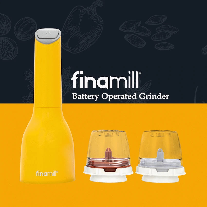 FinaMill Kitchen and Home FinaMill Battery-Operated Grinder - Canary